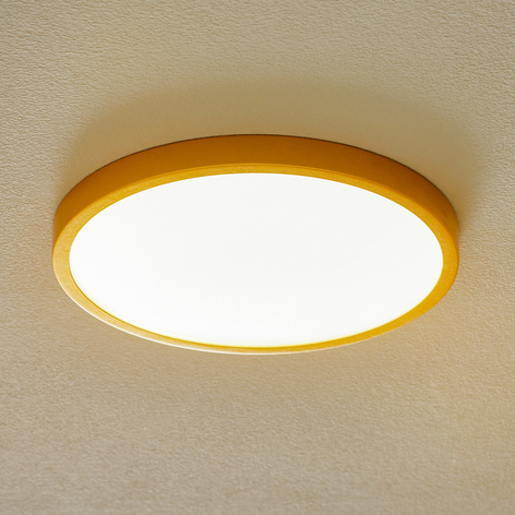 Ronde LED plafonlamp VIka - mat goud