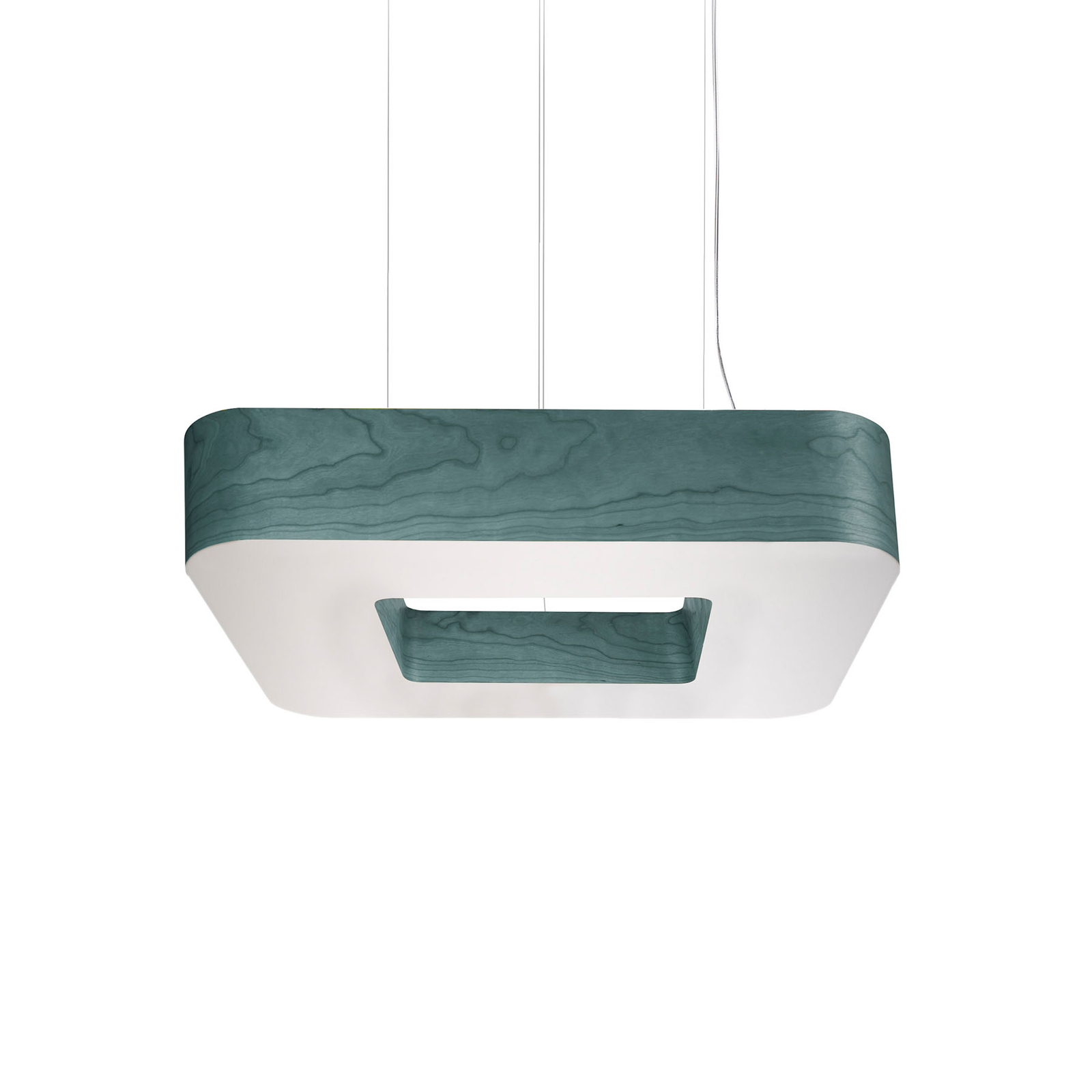 LZF Cuad LED-Hängeleuchte 0-10V dim, Holzfurnier