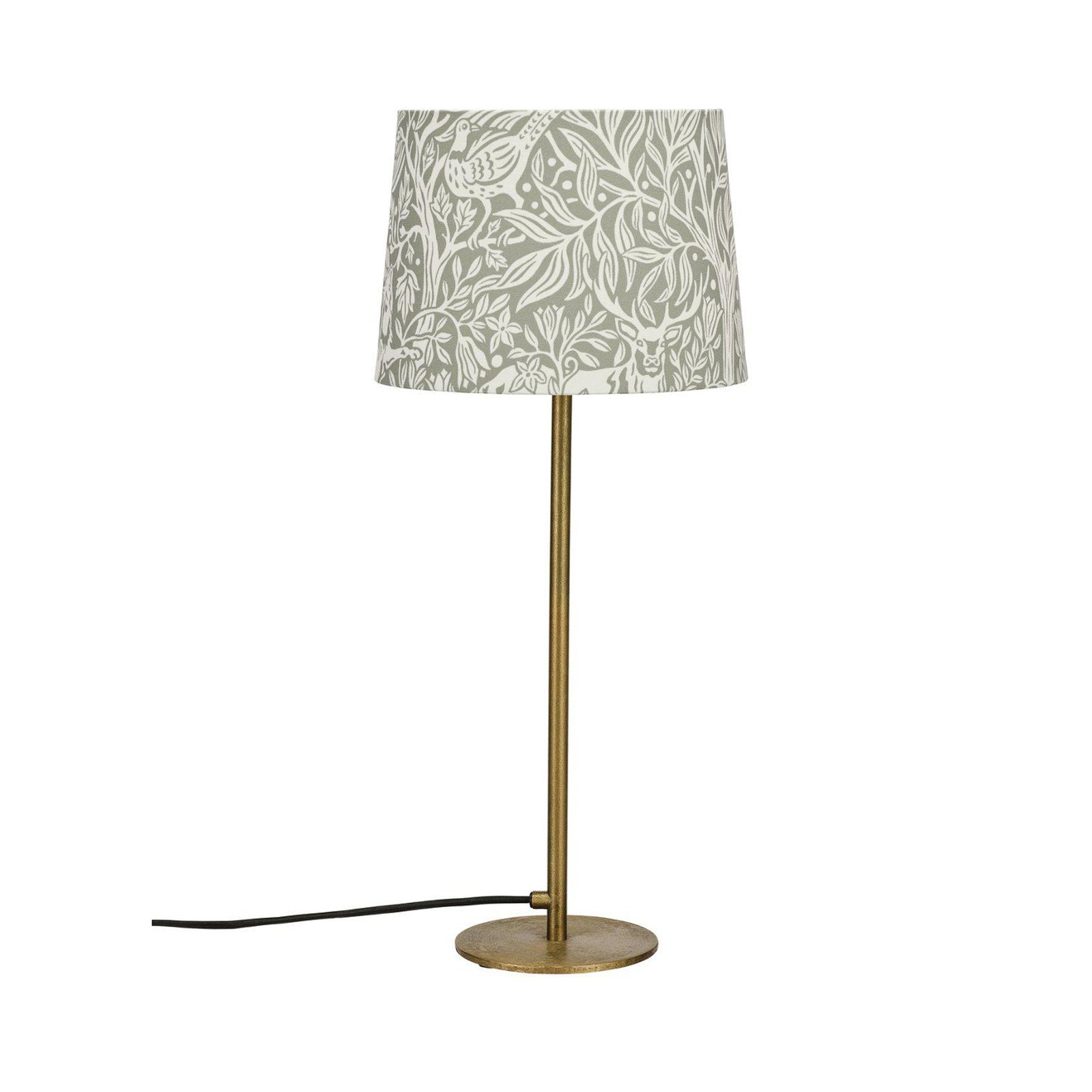 PR Home Lampa stołowa Sofia Elderberry szara Ø 25cm Wysokość 58cm