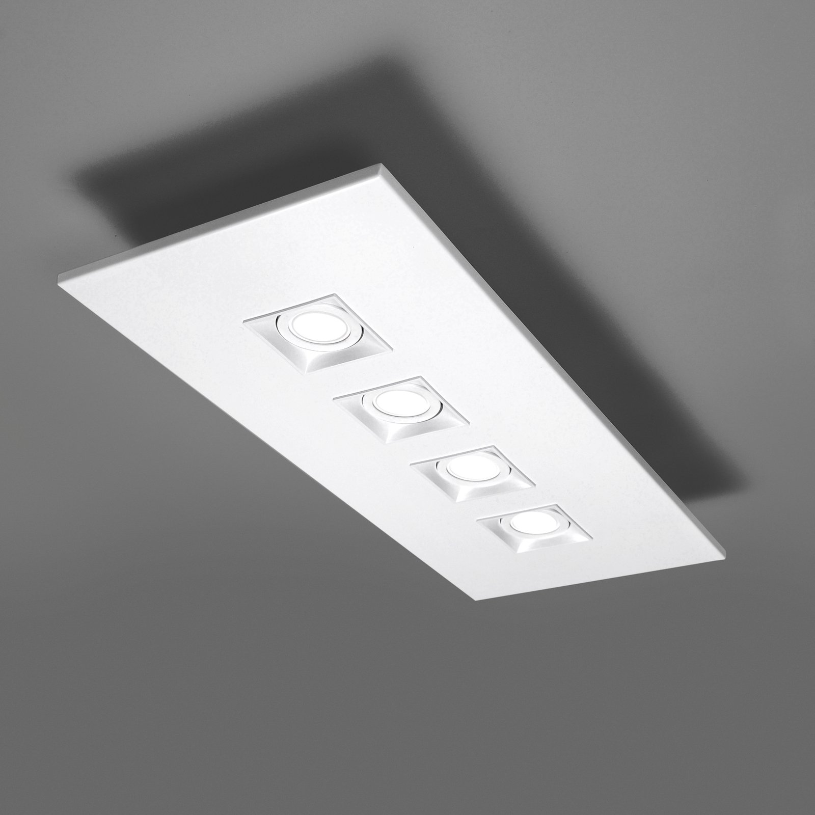 Milan Polifemo taklampe 4 lyskilder hvit