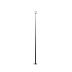Cuca LED path light, height 100 cm, black, stainless steel, IP65