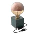 Calex Square Marble table lamp green