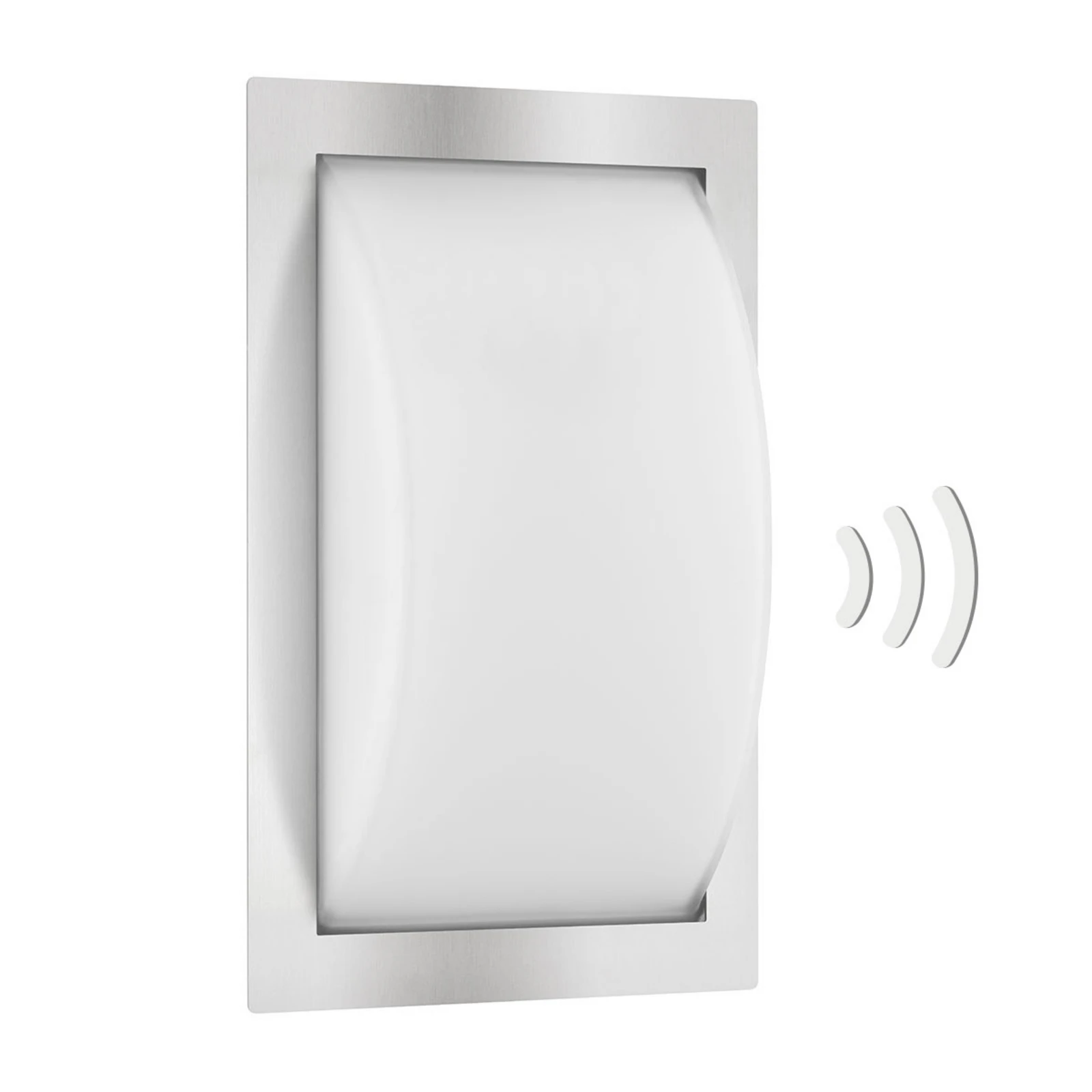 LED-Außenwandleuchte Ivett Edelstahl mit BWM