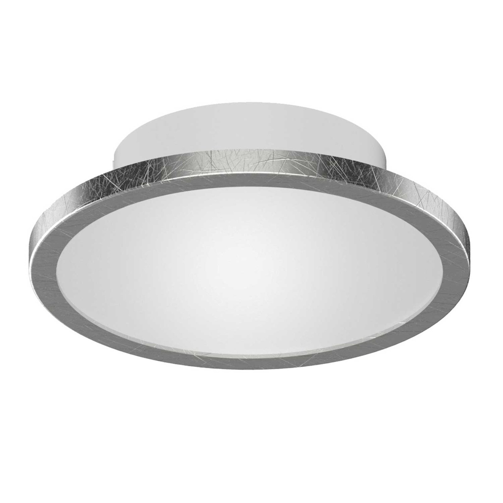 LIGHTME plafonnier LED Aqua Ø 14,7 cm argenté