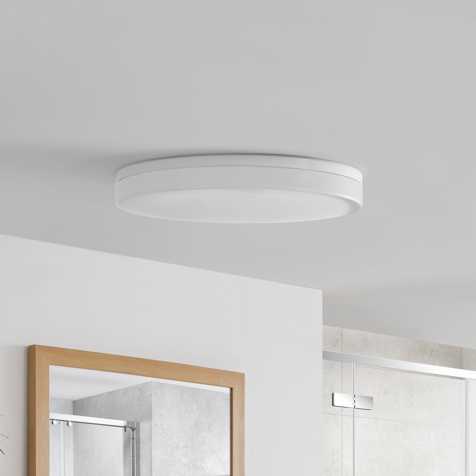 Prios Wynion LED-Deckenlampe CCT DIP-Schalter 50cm