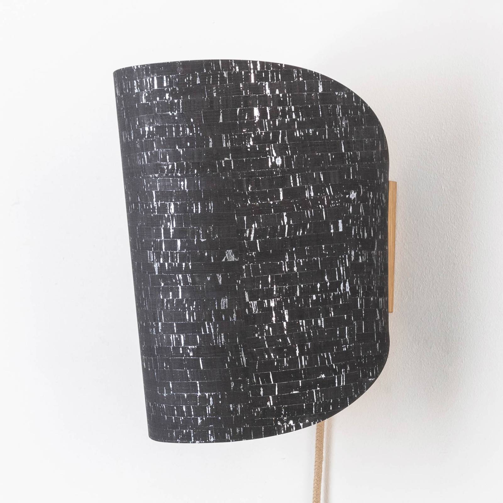 Almut von Wildheim Wooden Wall Light - Living / Dining Room - Country House / Rustic - Black