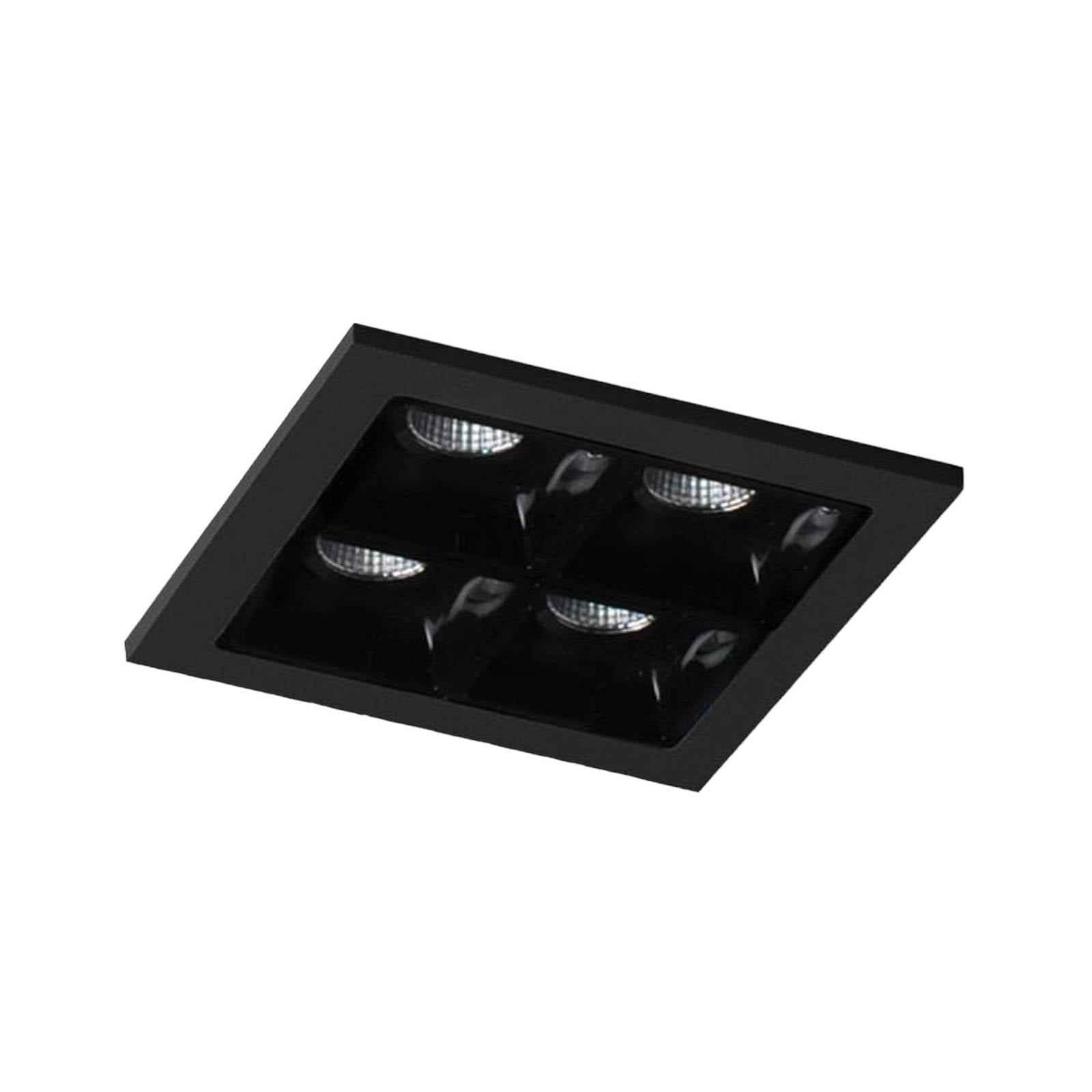 Liro LED-Einbaulampe schwarz 34° 3.000 K
