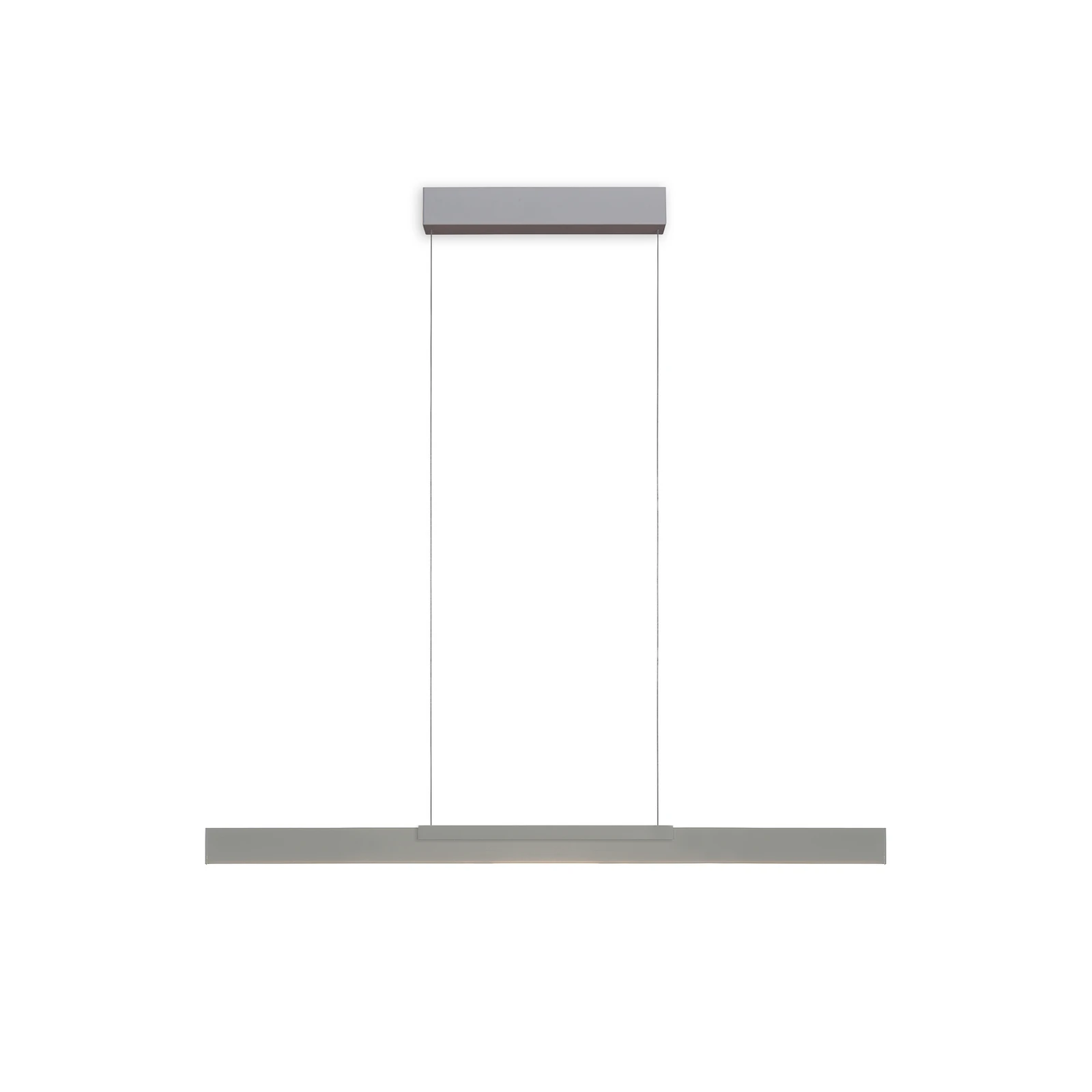 Bopp LED κρεμαστή λάμπα Nano 2.0, μήκος 100 cm, χρώμα αλουμινίου