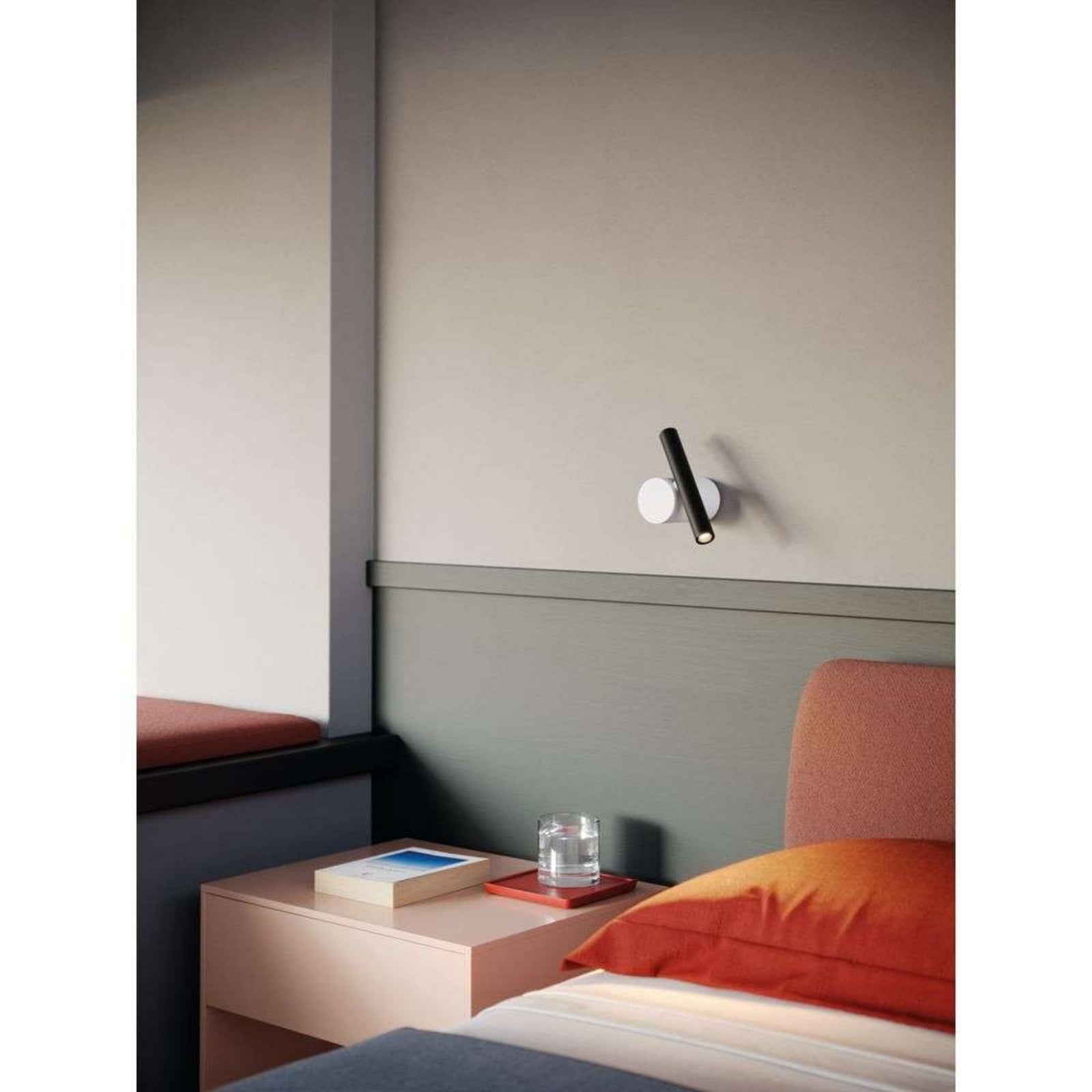 Doi Wandleuchte 2700K White/Black Luceplan - Wohnzimmer - Aluminium