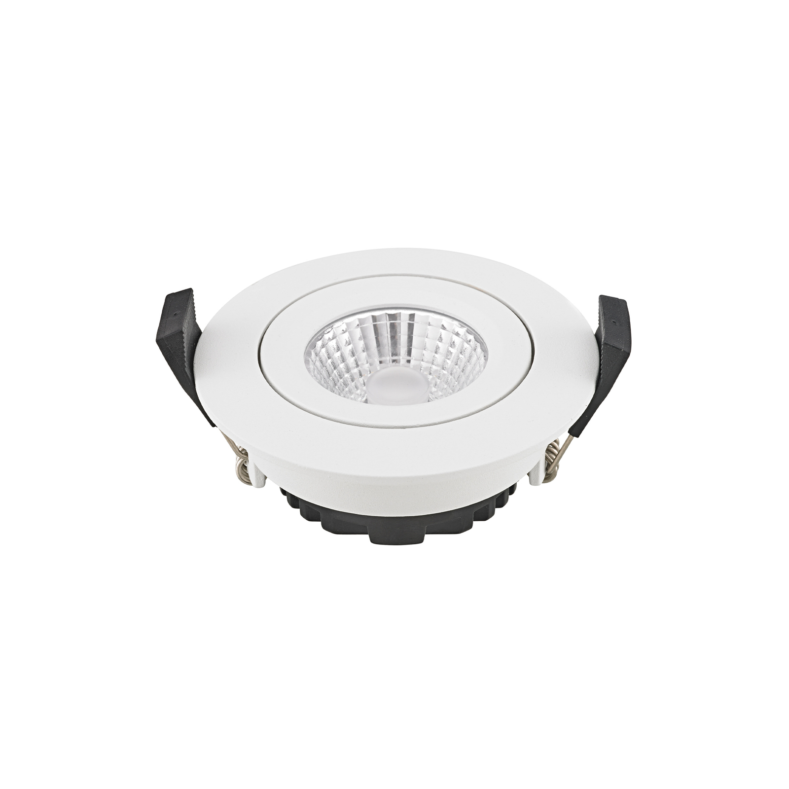 LED-kattoon upotettava spotti Diled, Ø 8,5 cm, 6 W, Dim-To-Warm, valkoinen