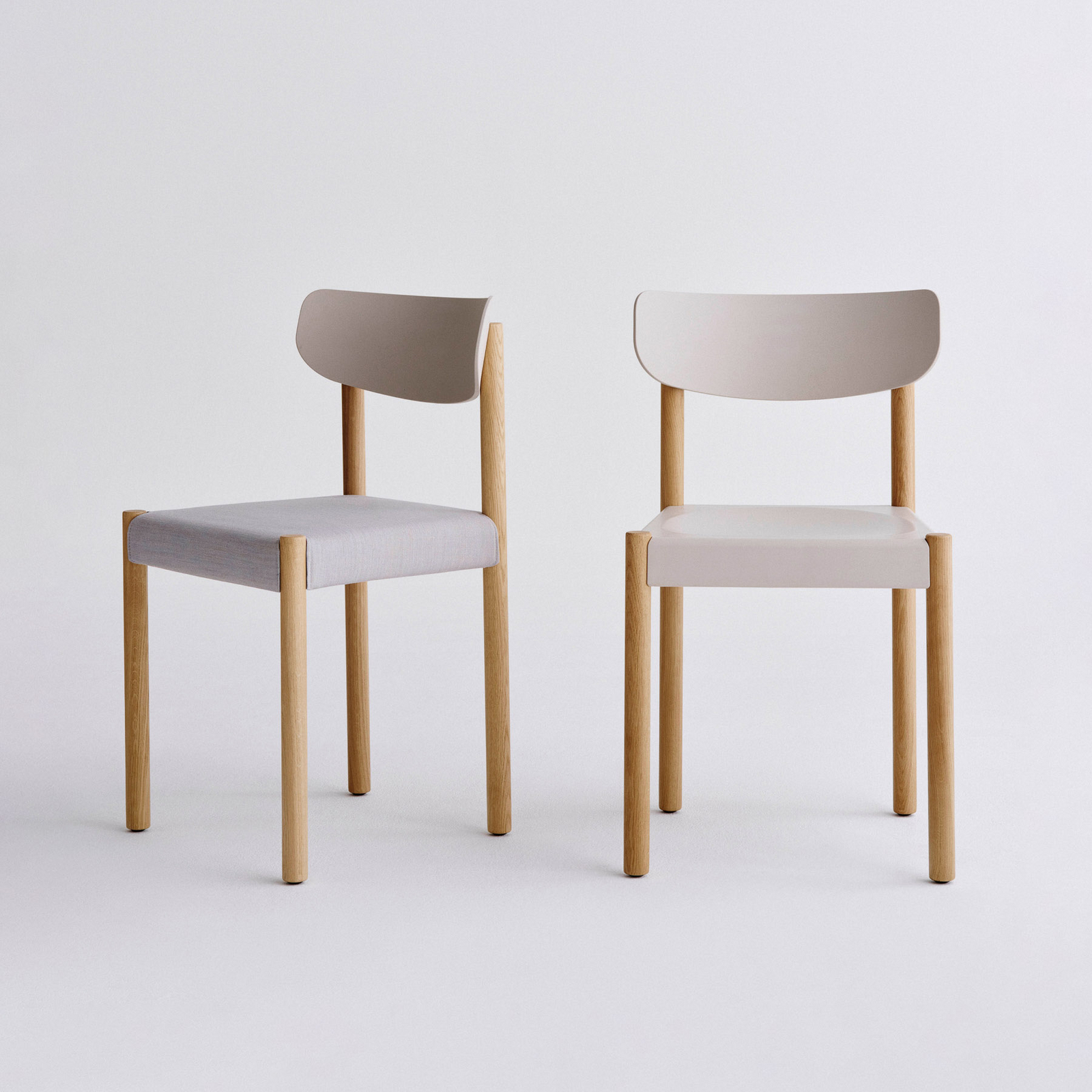 Chaise Pack 10, gris/chêne, hauteur 78 cm, bois - HAY Chaise Pack 10, gris/chêne, hauteur 78 cm, bois - HAY
