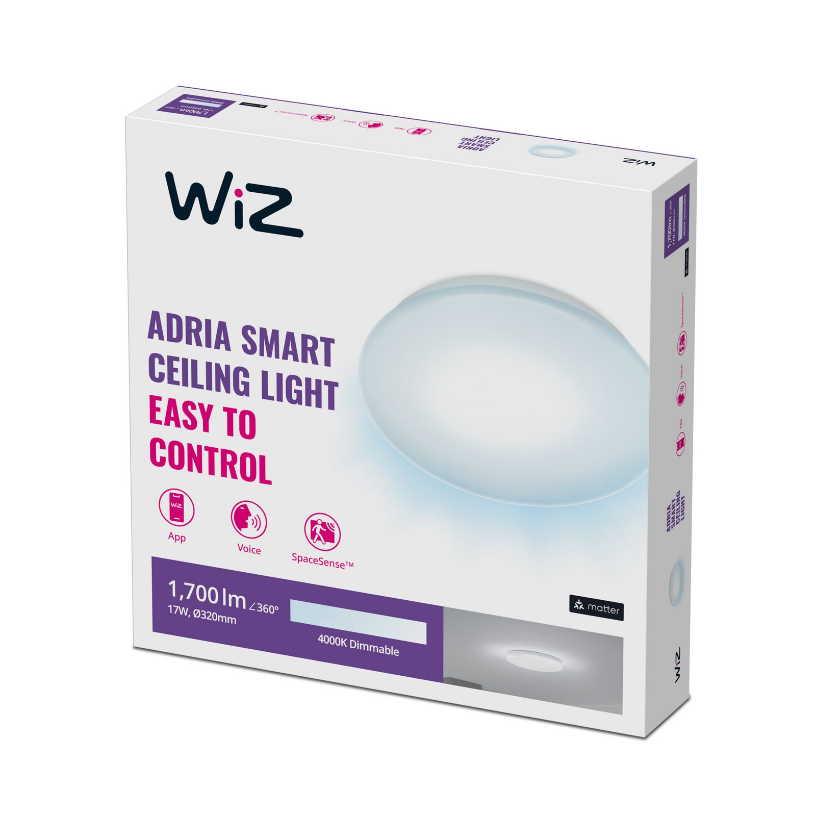 Adria WiZ Deckenleuchte 4000K Dim White - WiZ