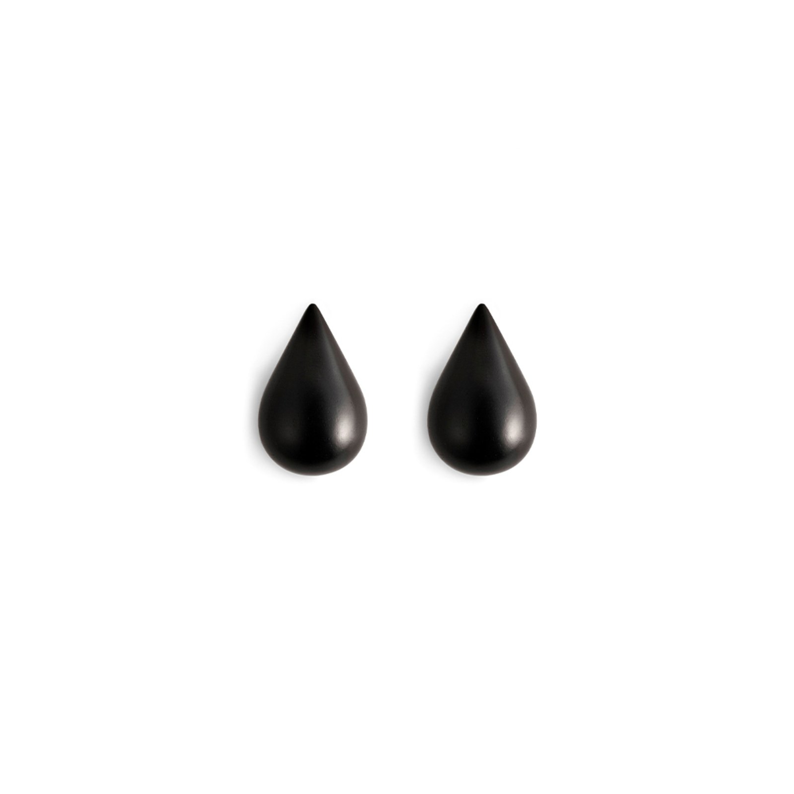 Dropit Hooks Small 2 pcs. Black - Normann Copenhagen