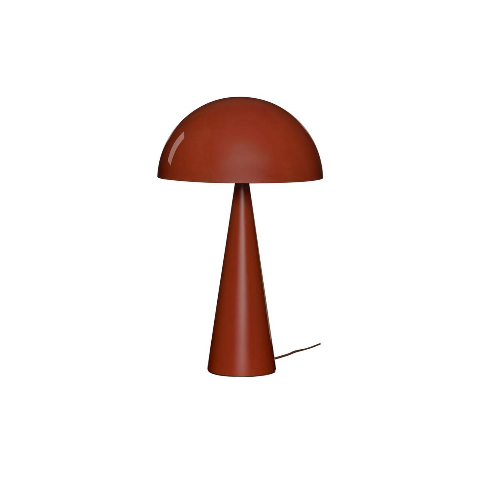 HÜBSCH Tischlampe Mush, braun, Metall, Höhe 50 cm