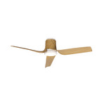 LED plafondventilator Ushuaia hout DC stil CCT - Mantra