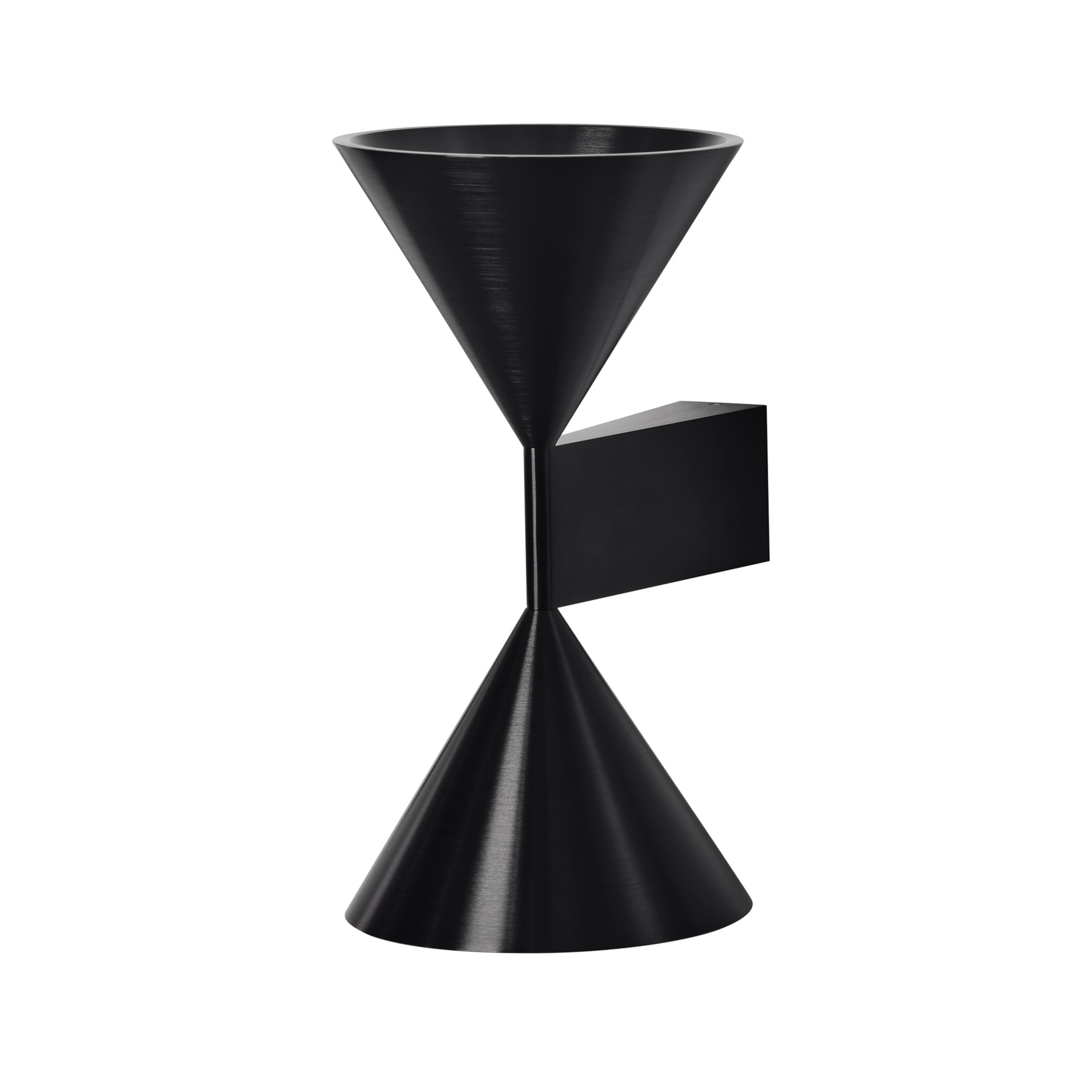 Applique murale Apollo 24, noir, up/down, 24 cm, GU10 - Pholc