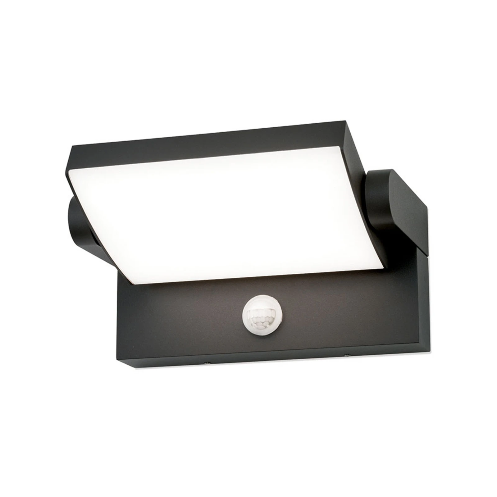LED kültéri fali lámpa Ginger, érzékelő, antracit, IP54