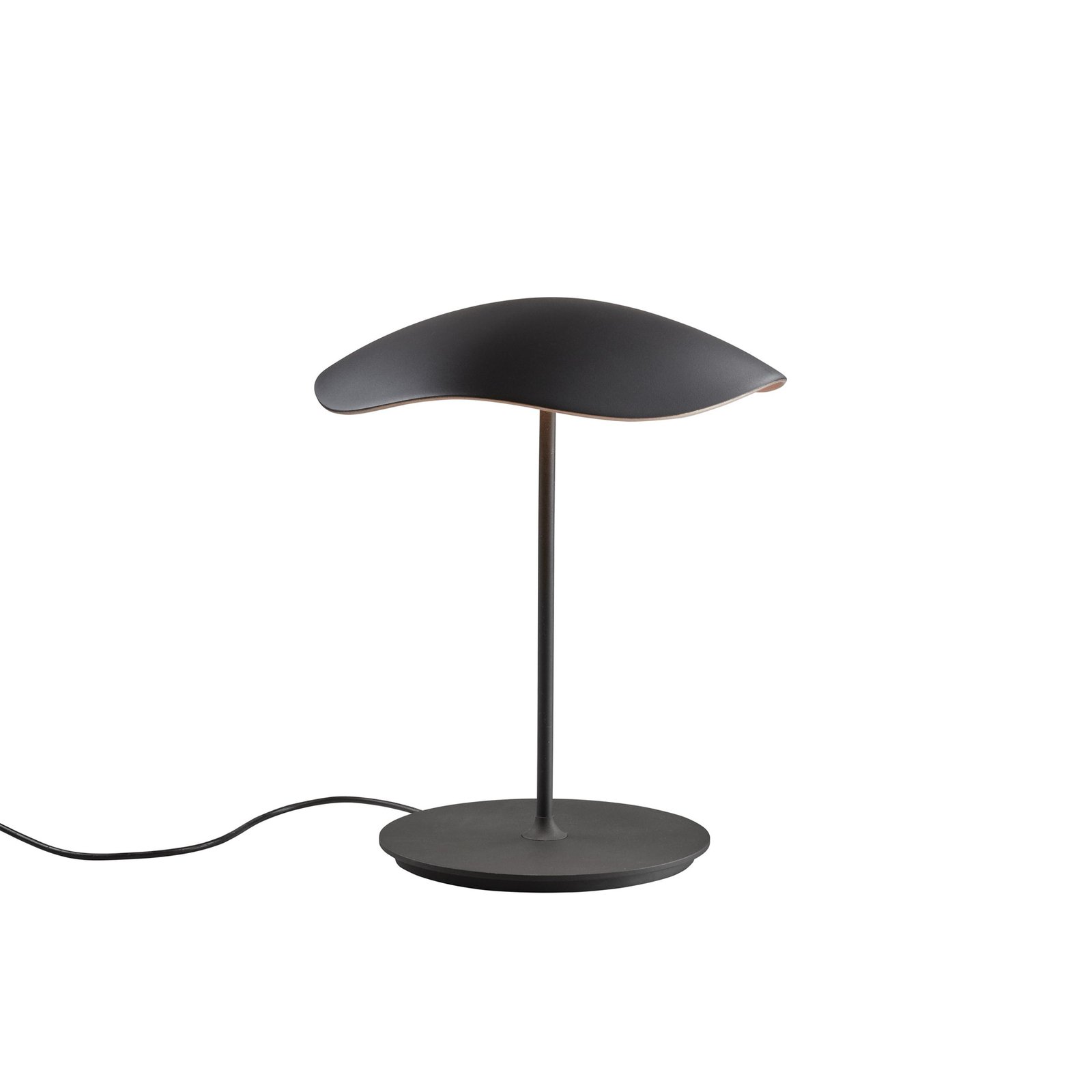 Bover lampe de table LED Valentina M/29, noir/cuivre