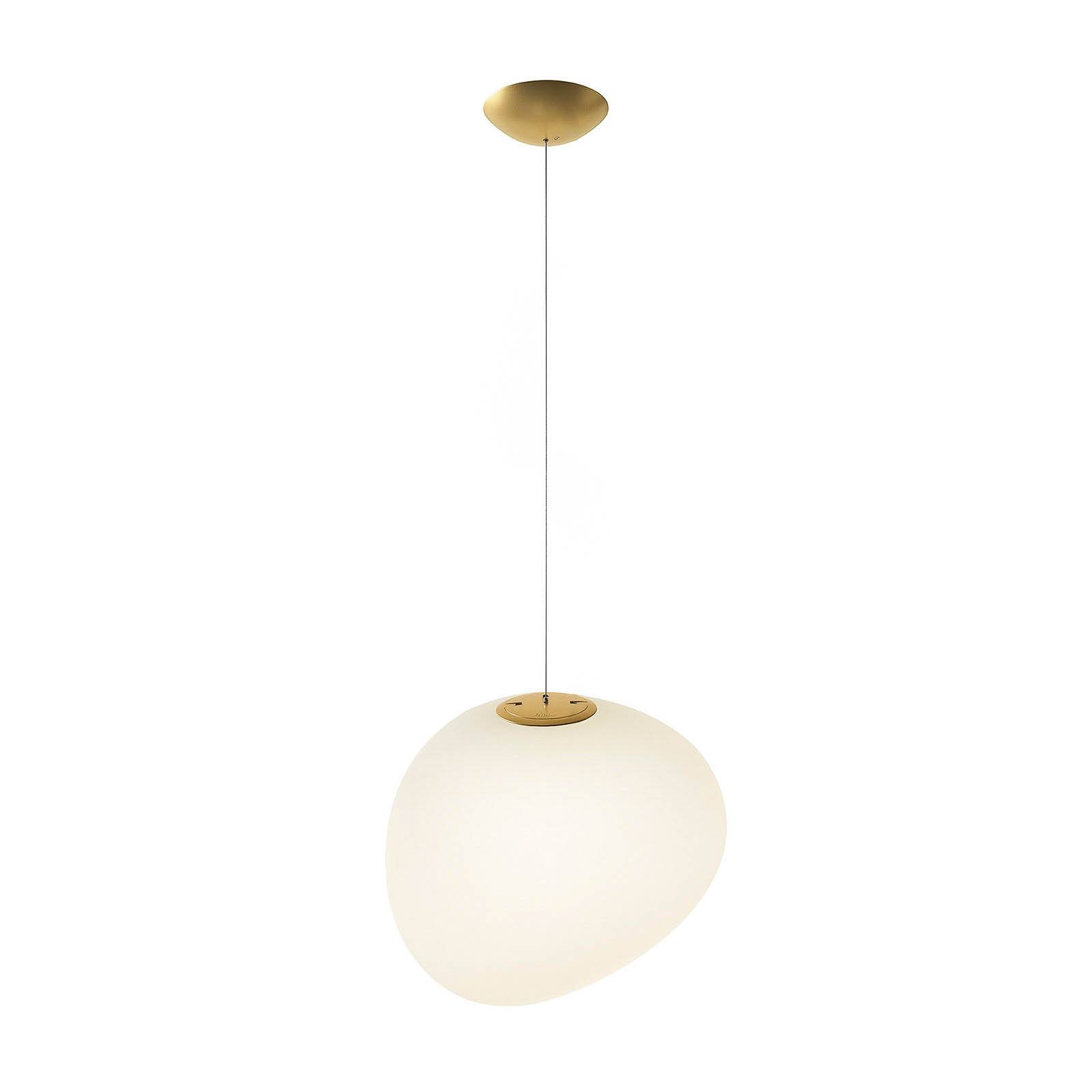 Foscarini Gregg midi LED-Hängeleuchte, gold