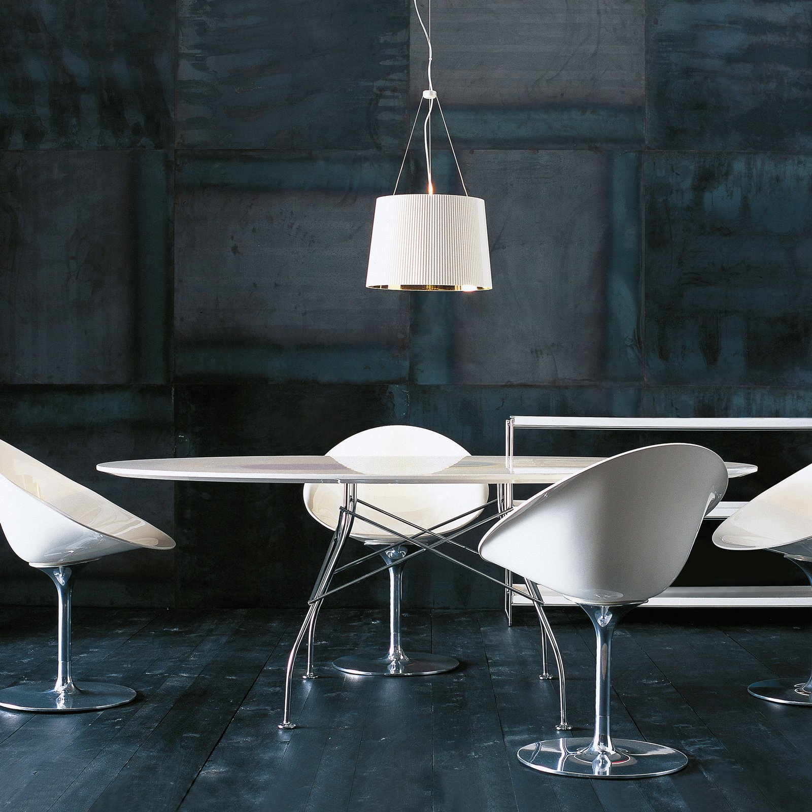 Ge' Lampada a Sospensione Bianco/Oro - Kartell