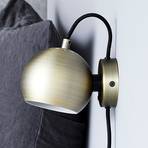 FRANDSEN fali lámpa Ball Magnet, sárgaréz színű antik