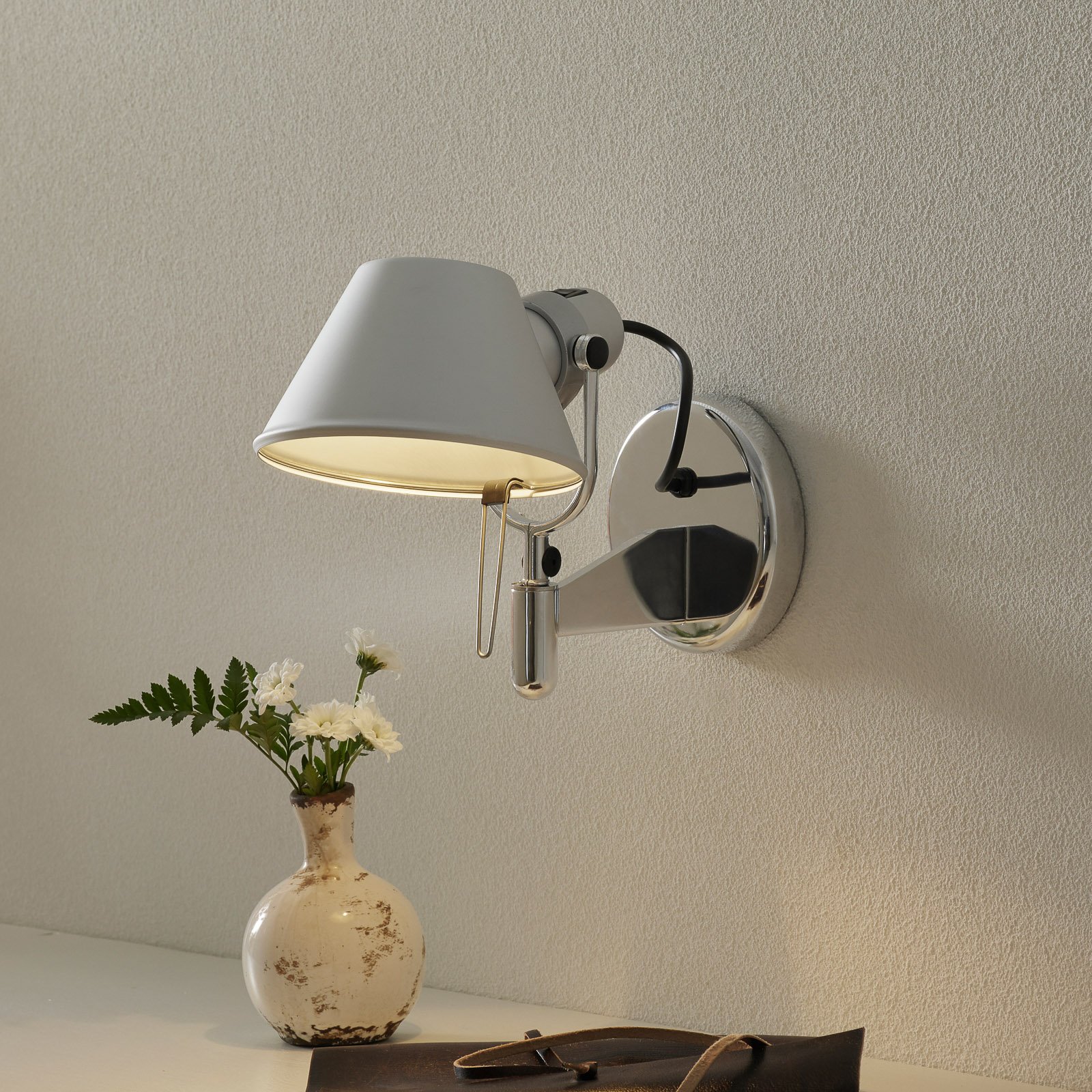 Kleine design wandlamp Tolomeo Faretto