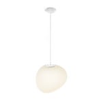 Foscarini Gregg MIDI Hängeleuchte, aus Glas, weiß