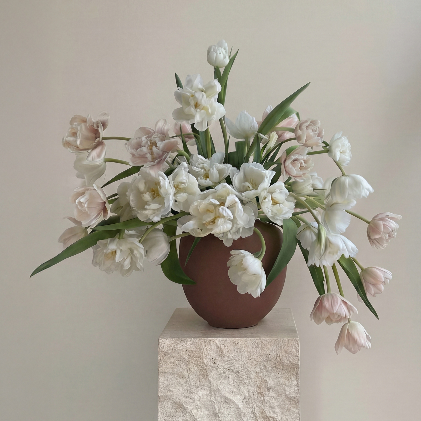 Sunao Mini váza, mandľovo hnedá, 25 cm Keramika - 101 Copenhagen