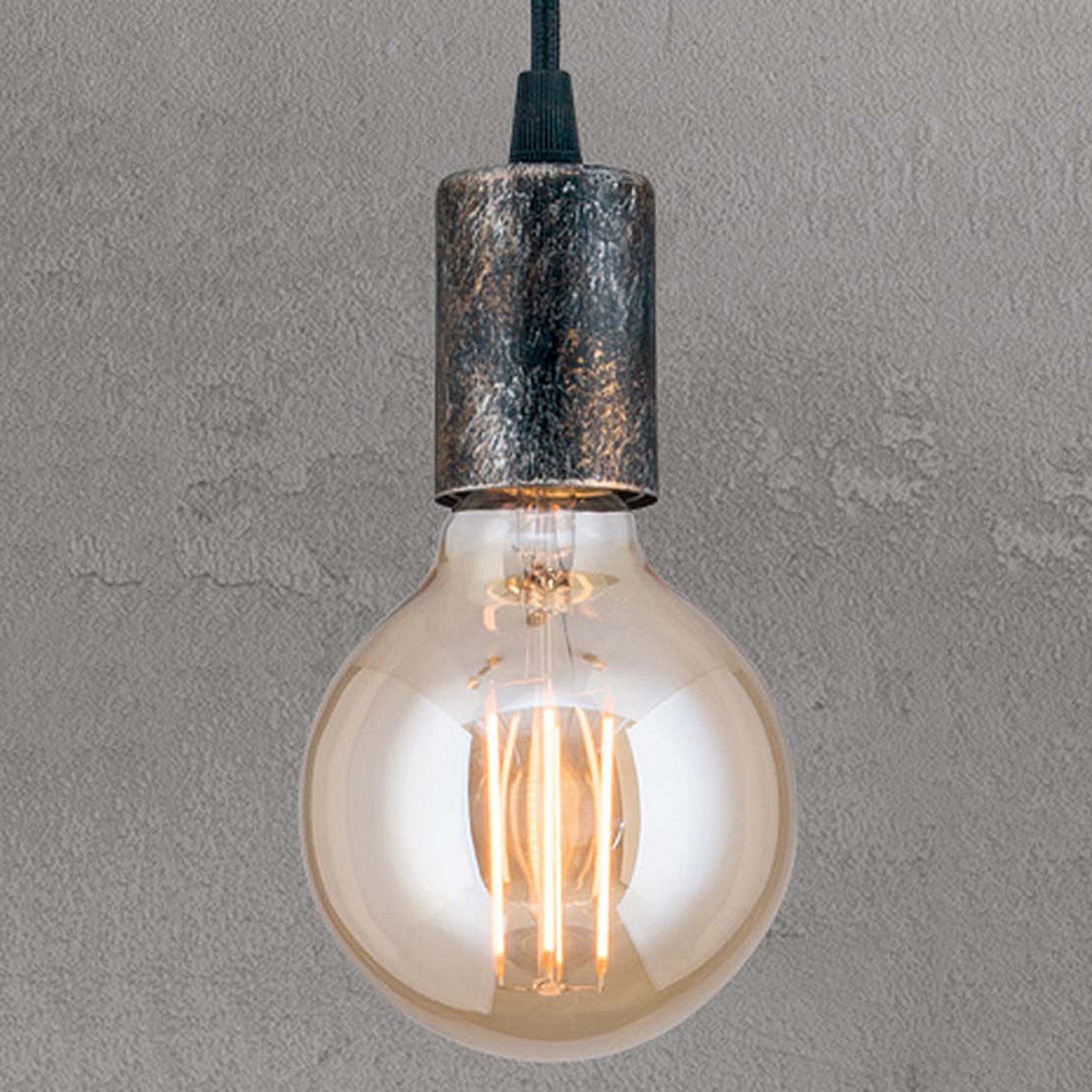 ORION Lampă suspendată Rati brun-ruginiu - Camera de zi / sufragerie - Vintage - Metal