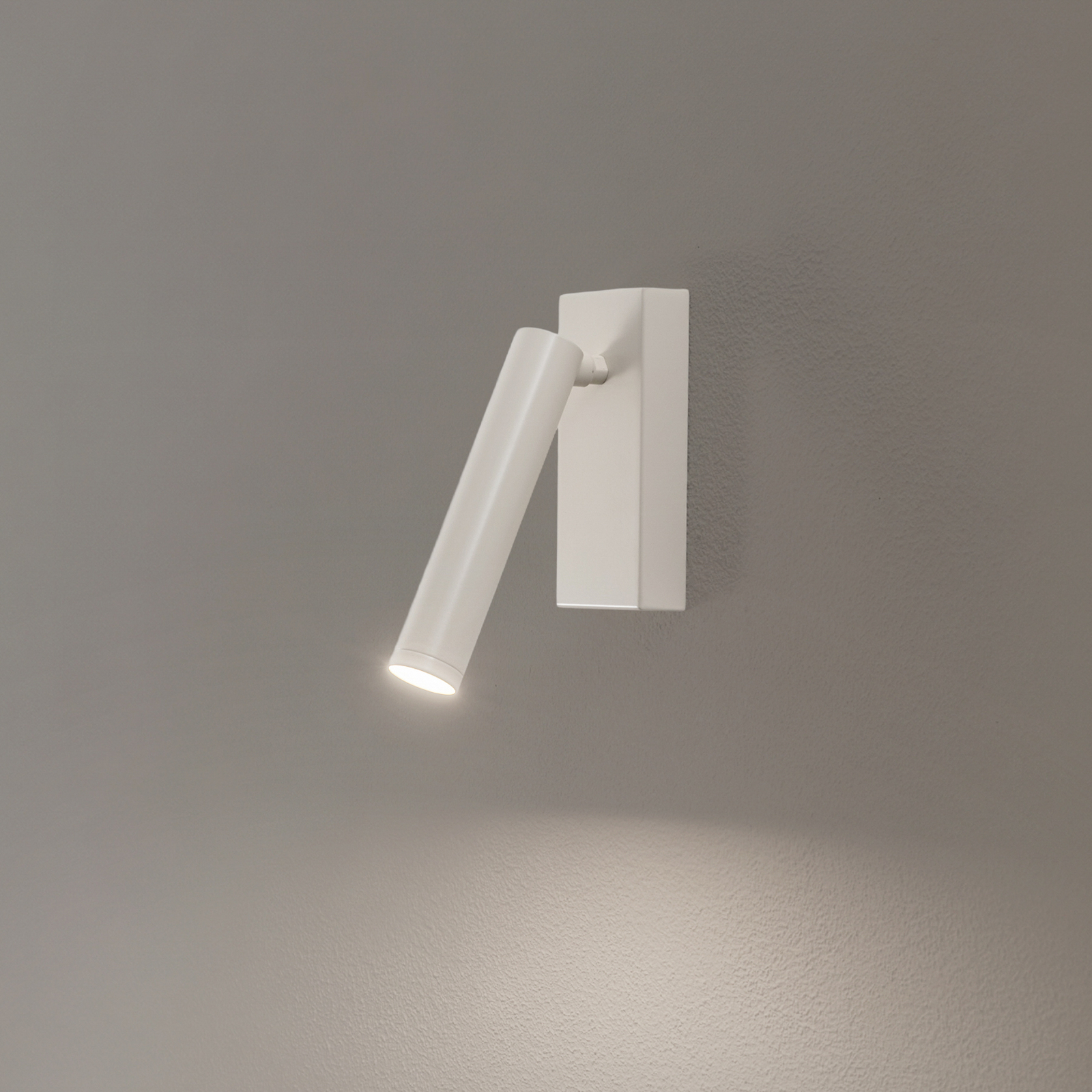 LED-Wandleuchte Rulo, beige, Stahl, 3000 K