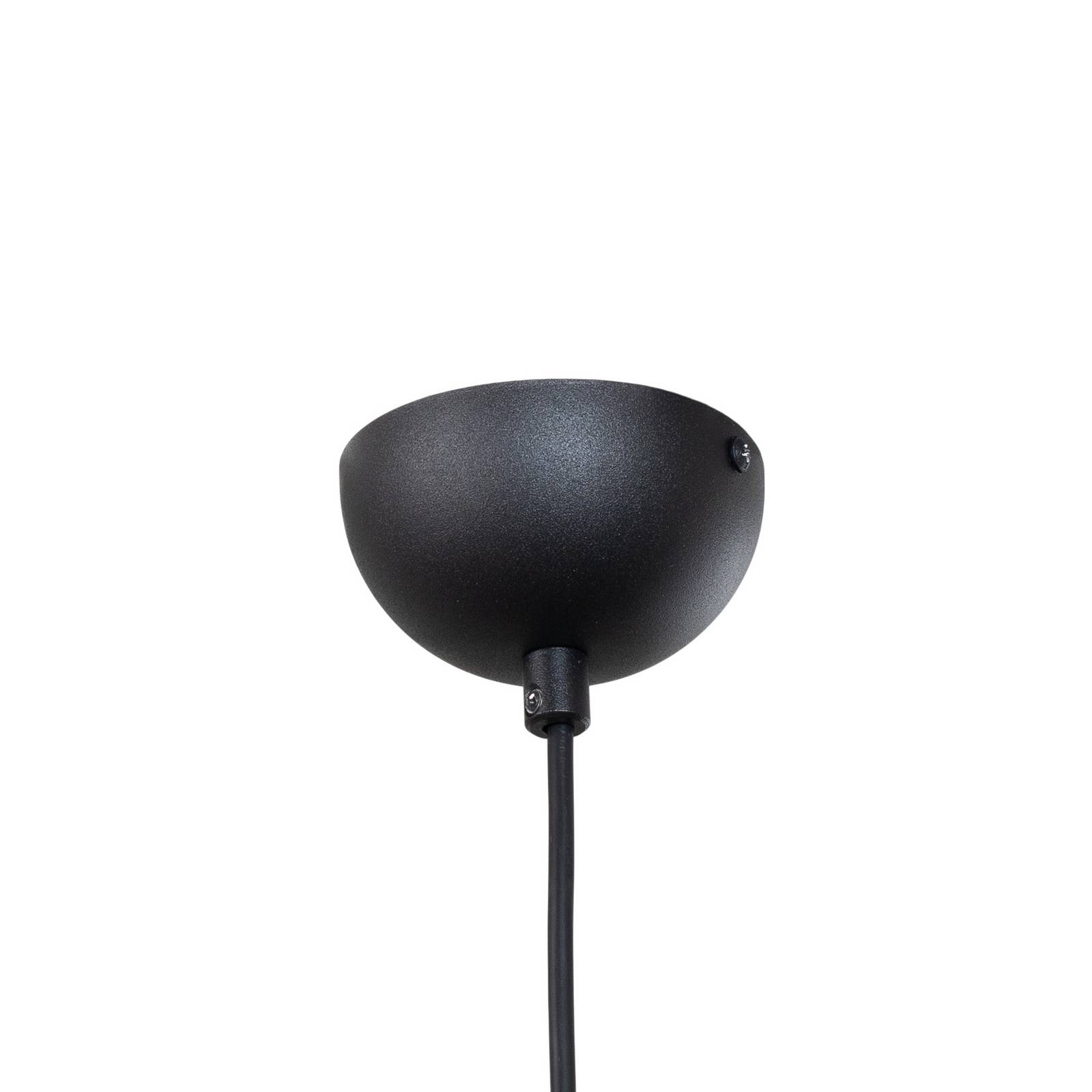 Żyrandol Tel, czarny, metal, Ø 50 cm, metal