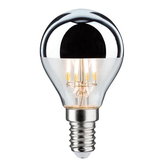 LED-lampa E14 827 huvudspegel silver 4,8W dimbar