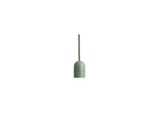 Portalampada a sospensione COMMON E27, verde, Ø 4,5 cm - HAY
