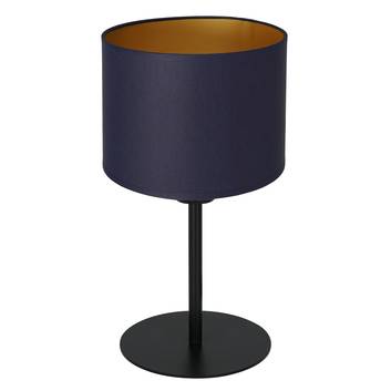 Soho-pöytälamppu lieriö, k. 34 cm, sininen/kulta