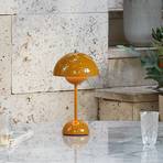 &Tradition LED dobíjecí stolní lampa Flowerpot VP9, hořčicově žlutá