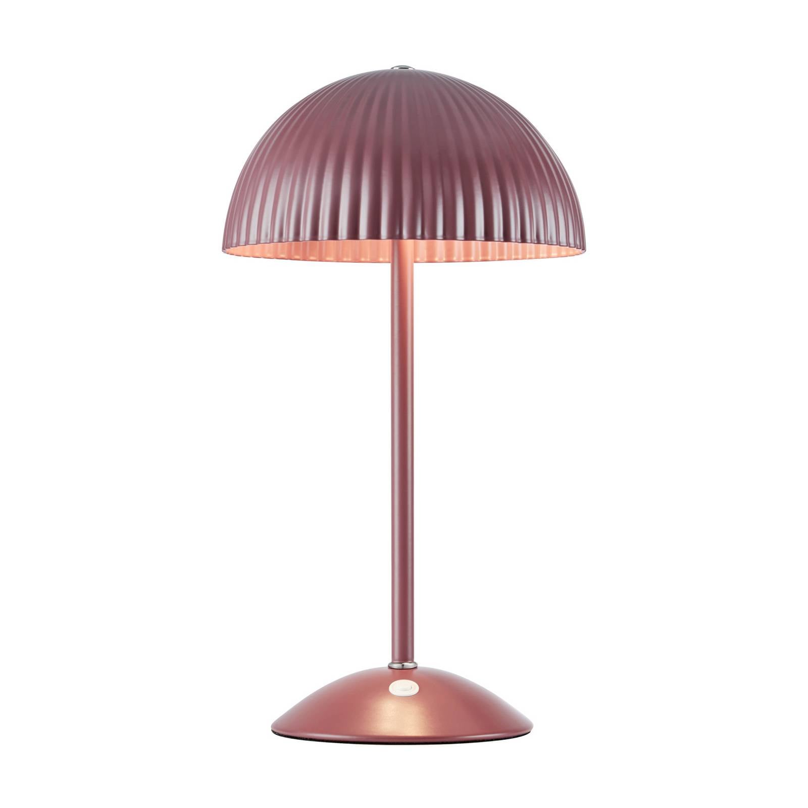 Markslöjd Lampe à poser Zin, rouge, fer, hauteur 35,5 cm, G9