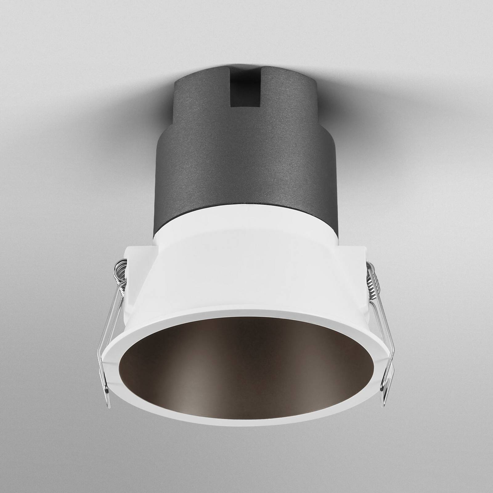 OSRAM spot wpuszczany LED TWIST, biały/czarny 830 Ø 9,3 cm metal