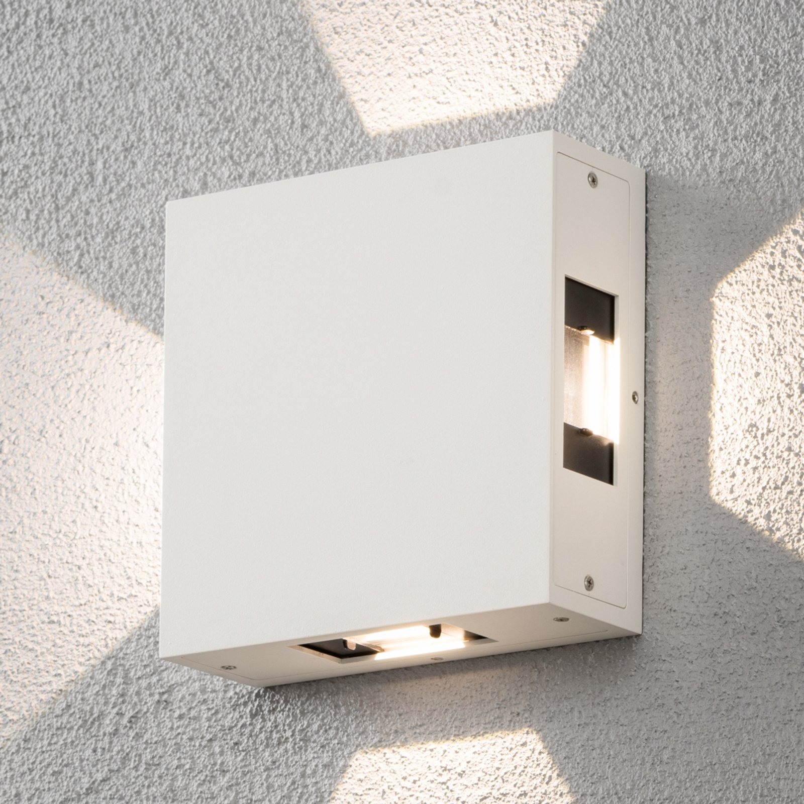Cremona - LED-Außenwandleuchte, verstellbar, weiß