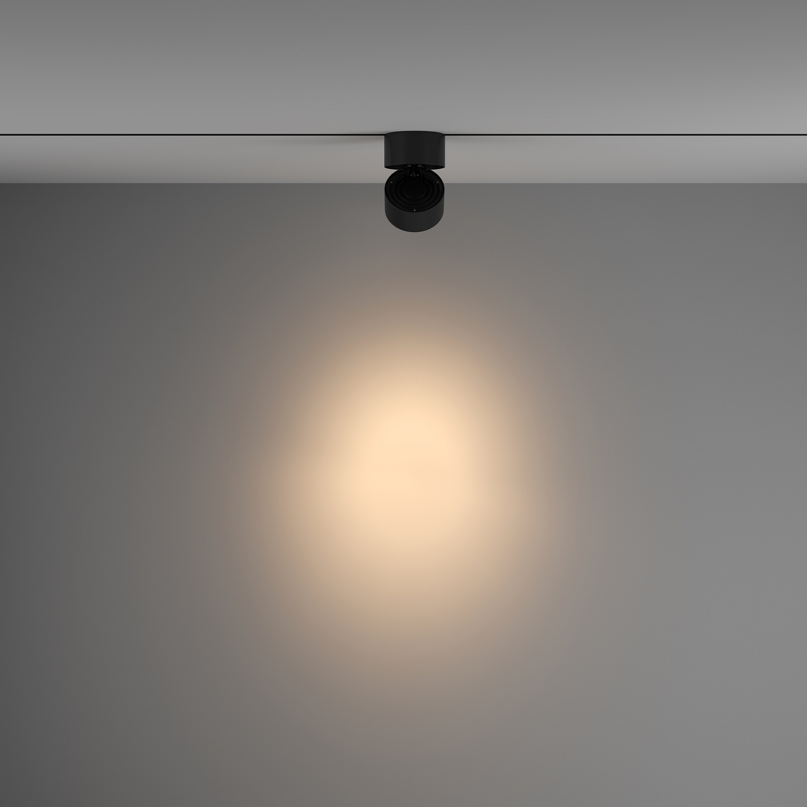 Foco LED Maytoni Yin Sistema Unity, Triac, 930, negro 