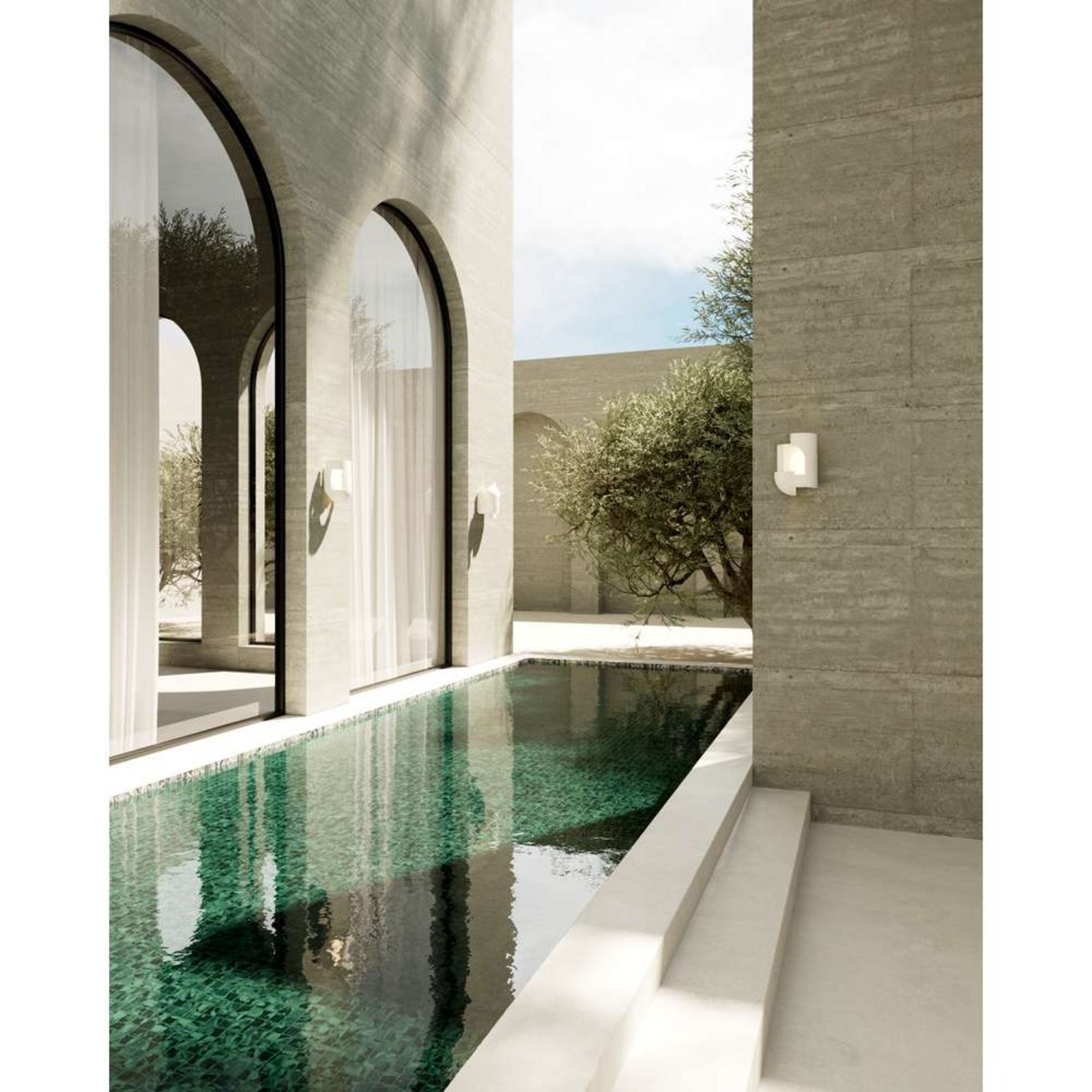 Soul Story 2 Aplica de Exterior White/Concrete - DCW