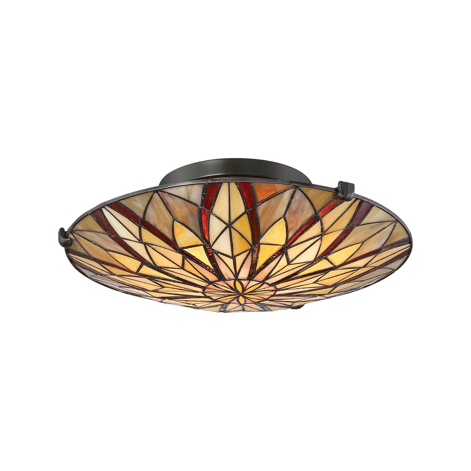 Victory loftlampe, gul/rød, 42 cm – QUOIZEL
