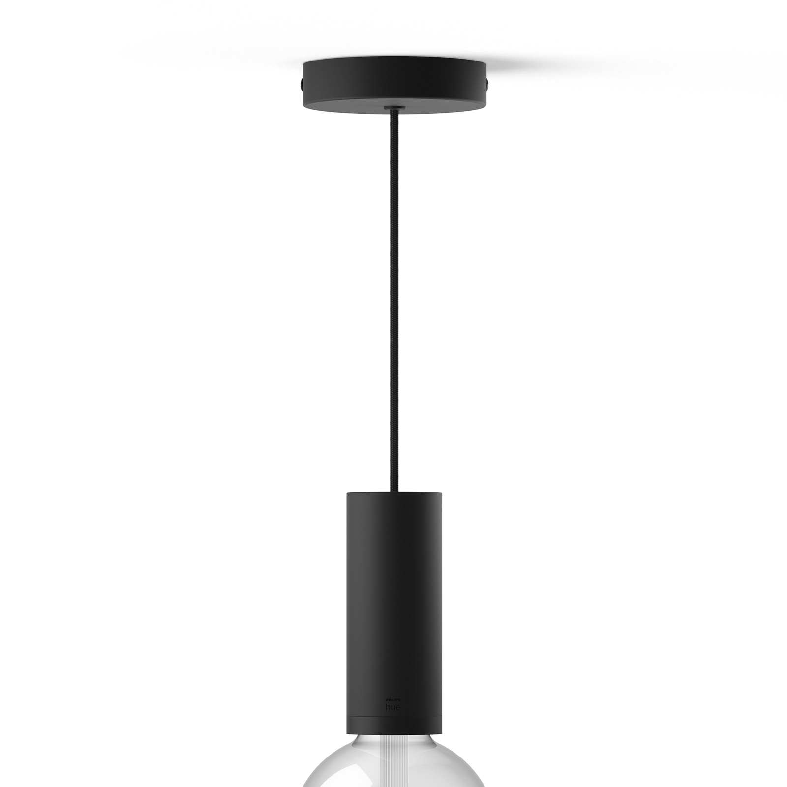 Philips Hue pendant E27 socket, one-bulb, black