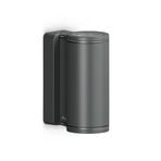 L940 utendørs vegglampe, antrasitt, aluminium, 2 lyskilder – STEINEL