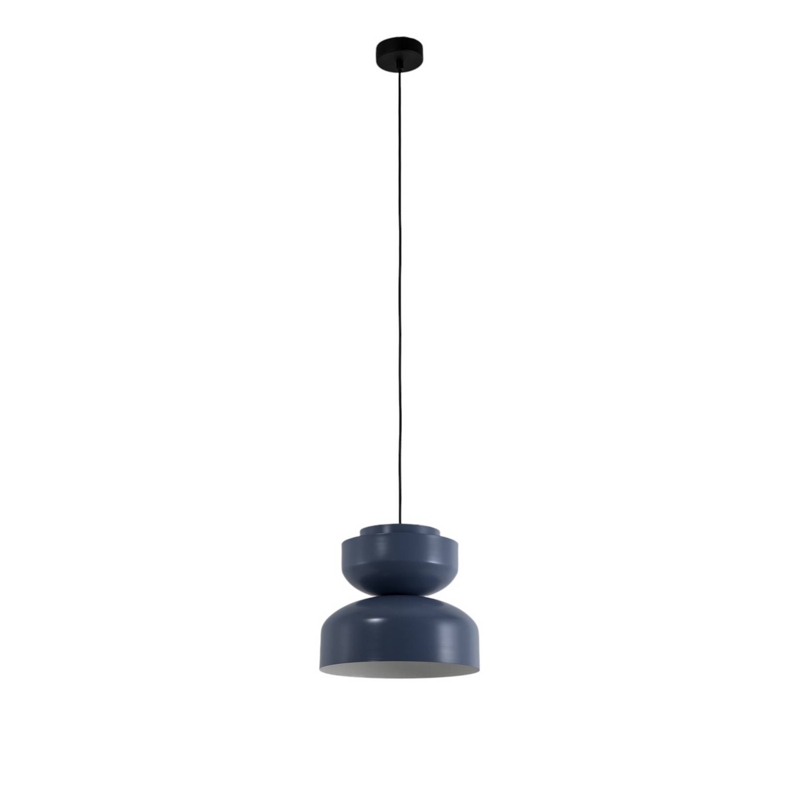 Hängeleuchte Dalia blau Metallschirm 30 cm