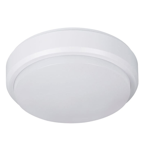 Rund LED-taklampe Bulkhead med IP54