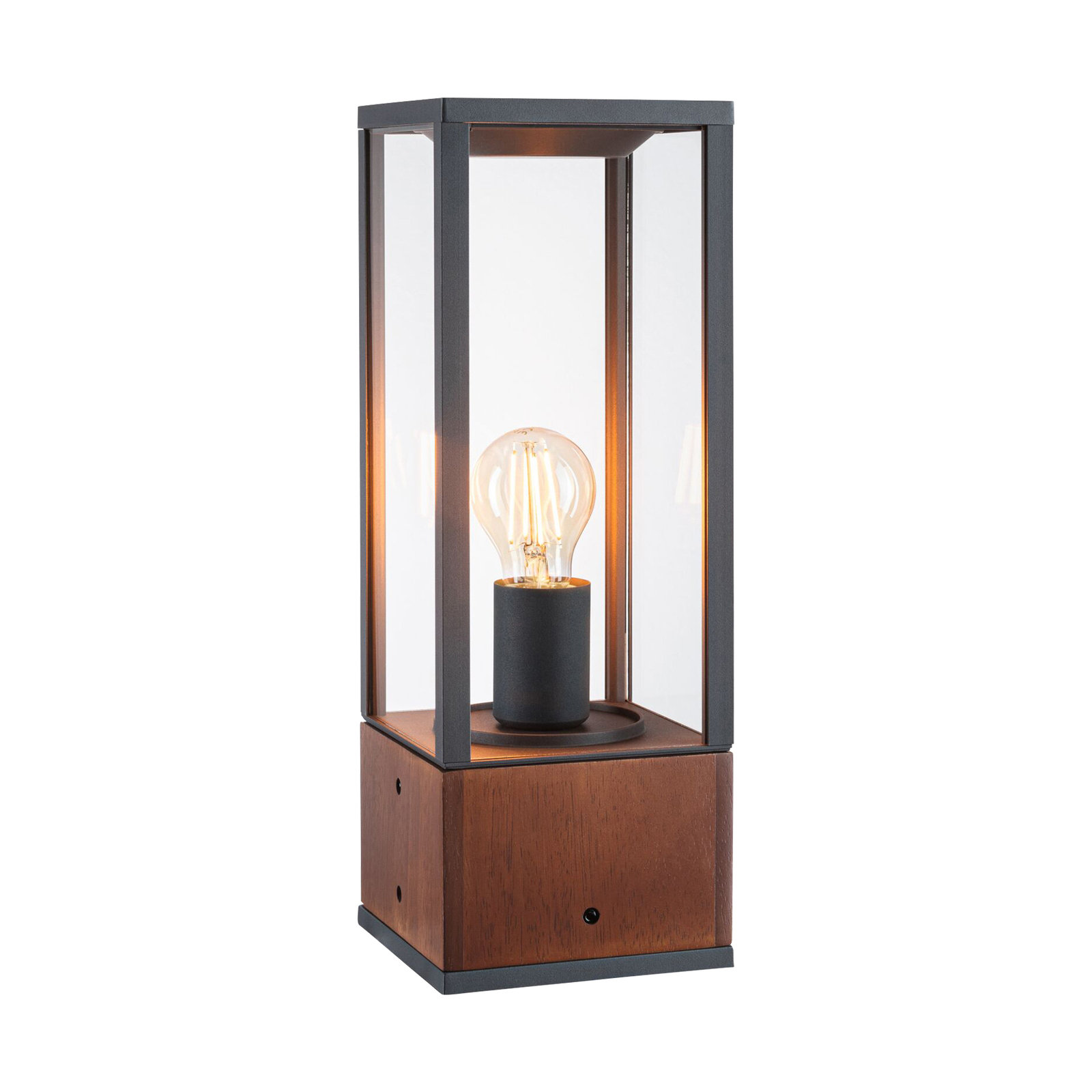 Paulmann Timba luminaire pour socle avec bois, hauteur 40 cm