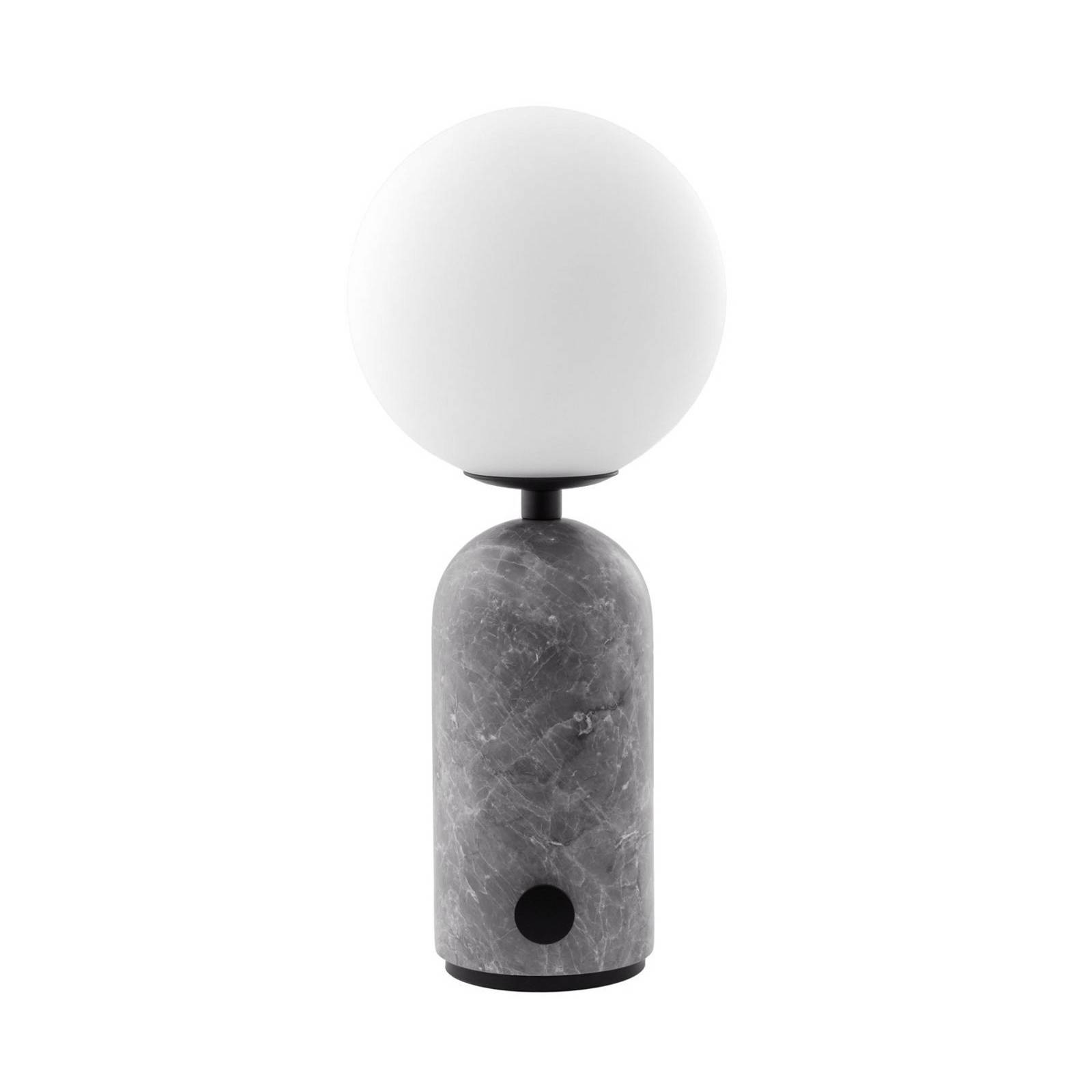Globen Lighting Akku-Tischleuchte Torrano, Marmor grau