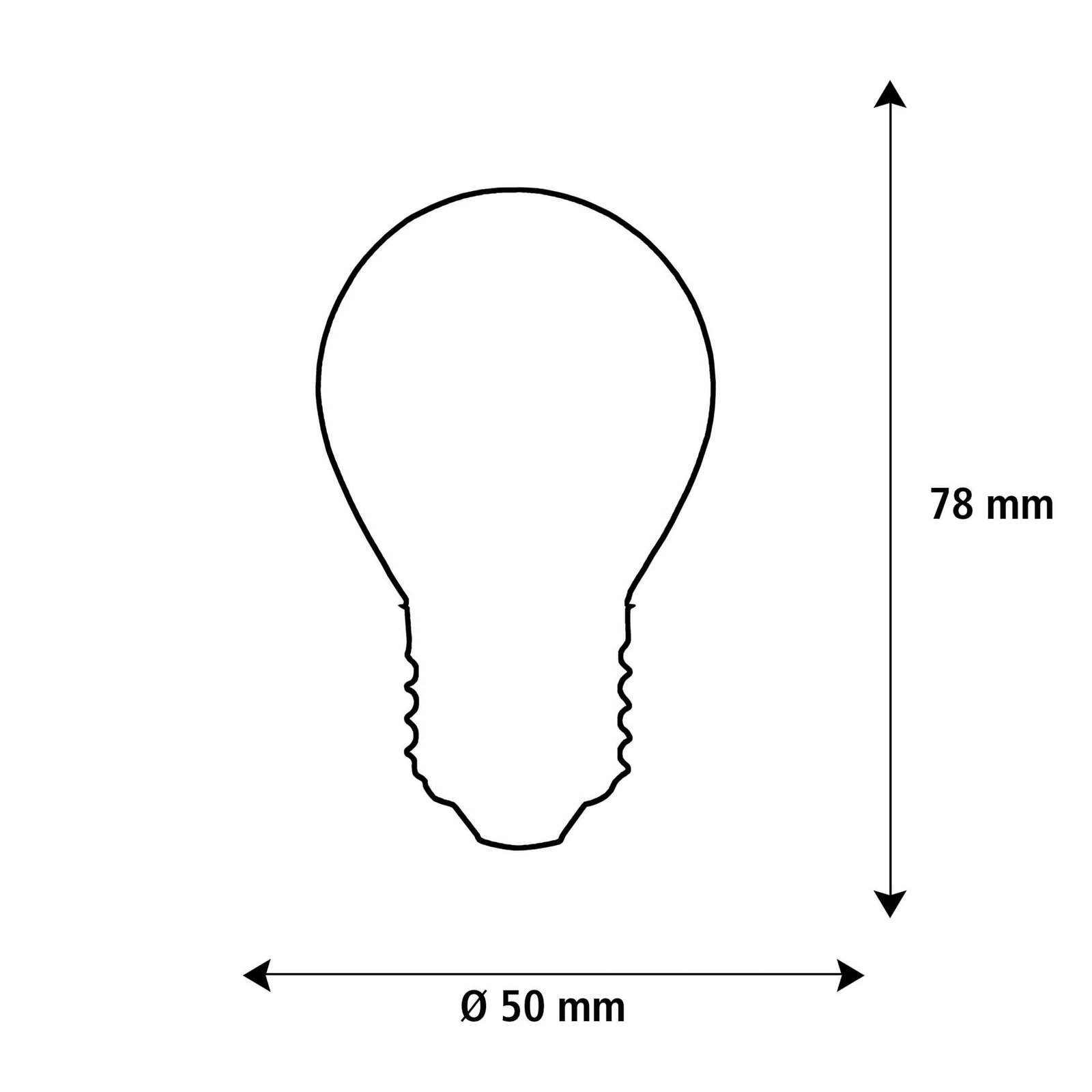 SEGULA LED Elegant Line E27 3W Golfa bumba 2200 K Filaments dim