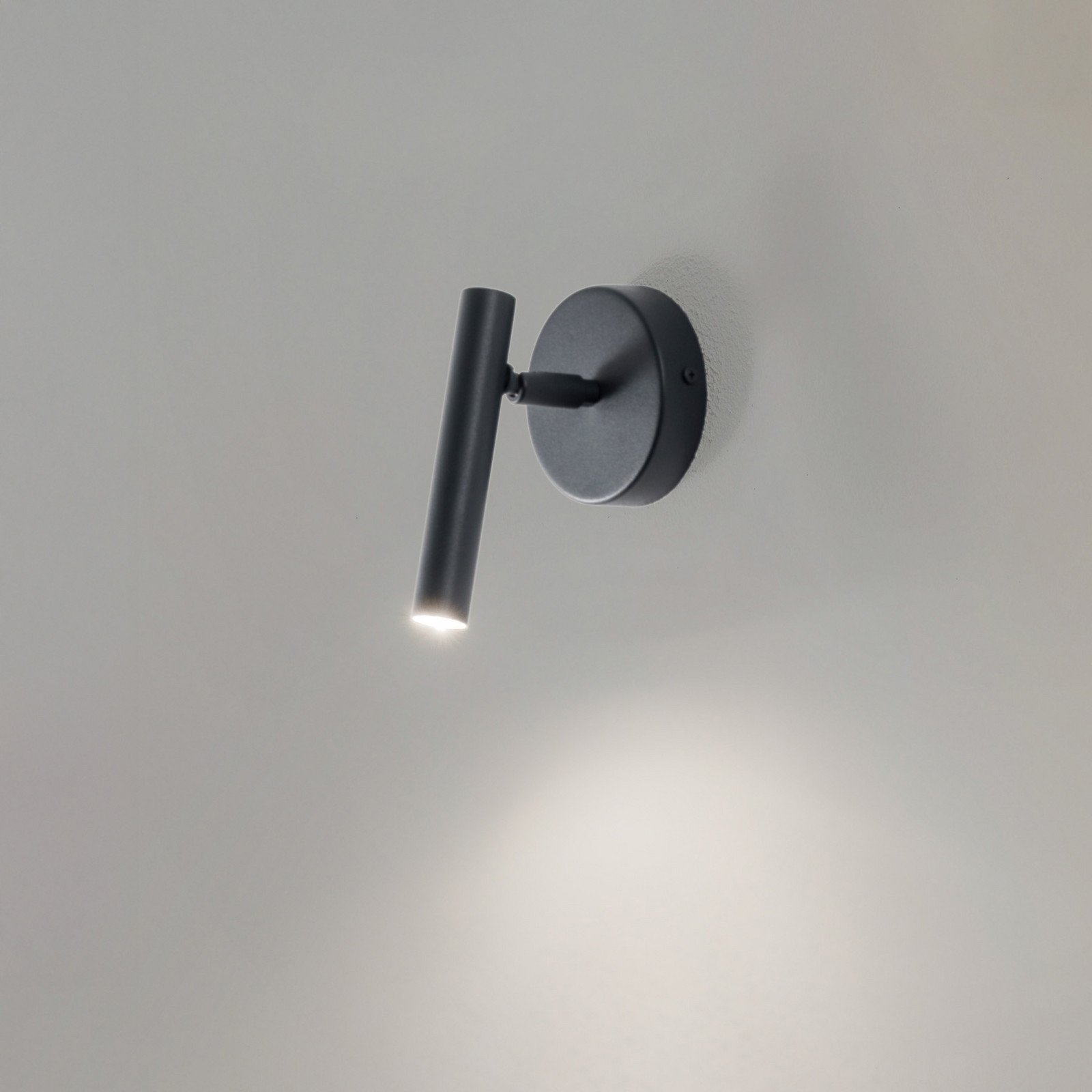 SIGMA Aplică de perete Sopel antracit 1 bec oțel înălțime 15 cm - Camera de zi / sufragerie - Modern - Metal