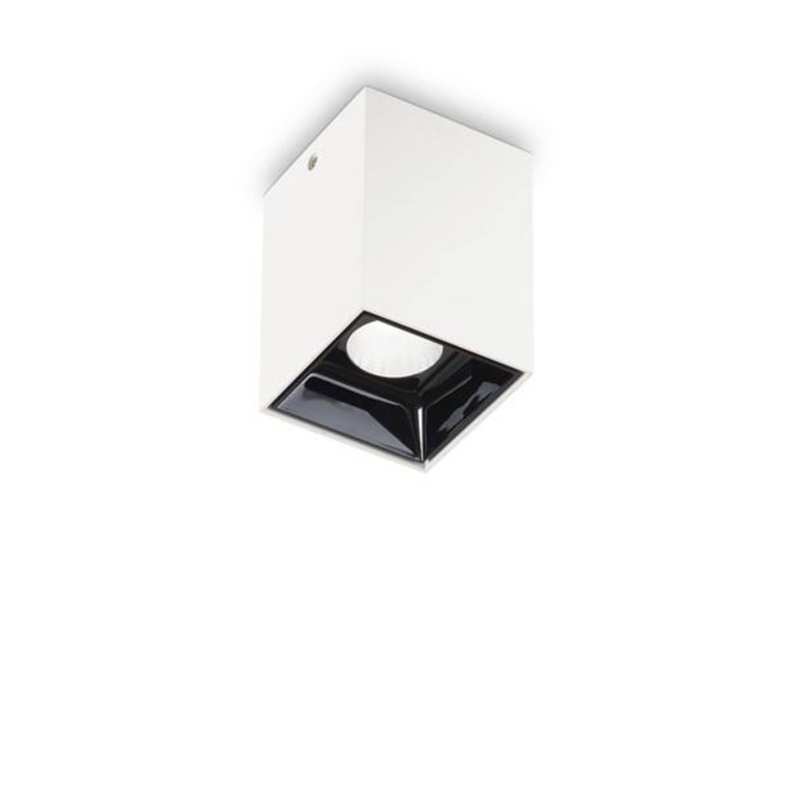 Ideal Lux LED-Downlight Nitro Square weiß, Höhe 9 cm, Metall